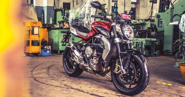 2015 MV Agusta Brutale Front Three Quarter