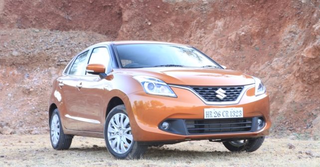 Maruti Suzuki Baleno Front Three Quarter Low Angle