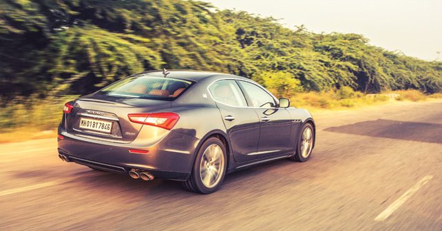 Maserati Ghibli Rear Three Qaurter