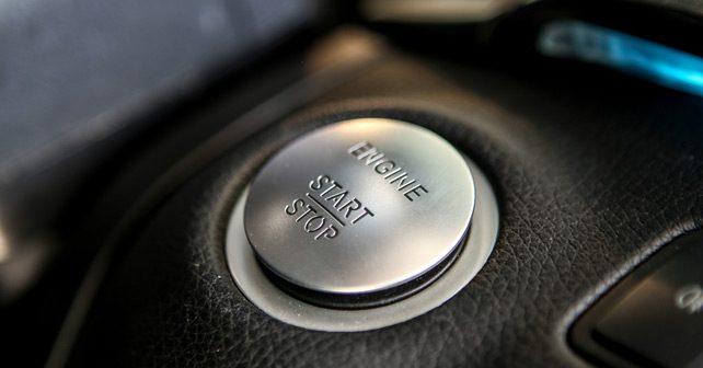 Mercedes Benz GLE450 AMG Coupe Engine Start Stop Button