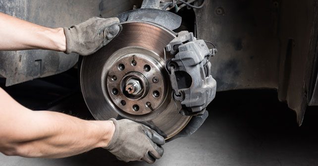 car disc brake servicing