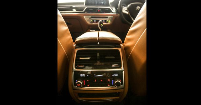 bmw 7 series rear controls