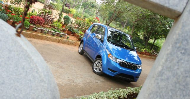 mahindra e2oPlus 4 door electric car m