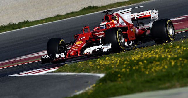 170025 Test Barcelona Kimi Raikkonen