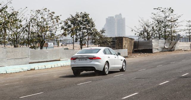 Jaguar XF Rear Three Quarter