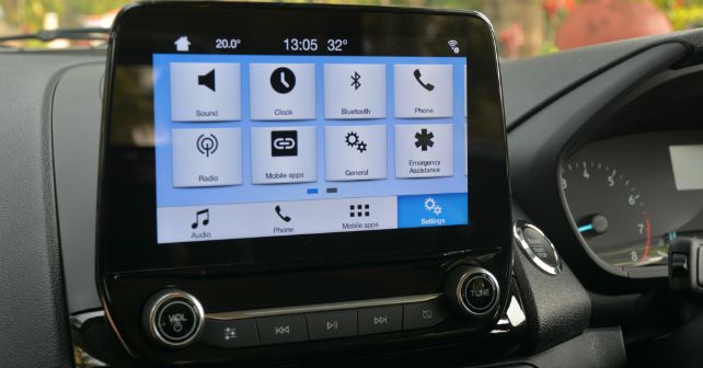 New Ford EcoSport Facelift Touchscreen