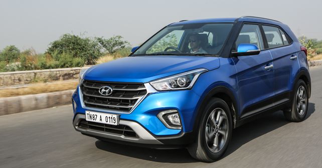 Hyundai Creta Left Side and Front View