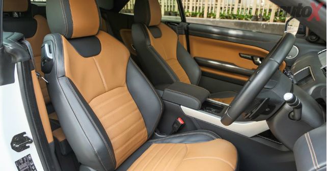 Range Rover Evoque Convertible Front Seats