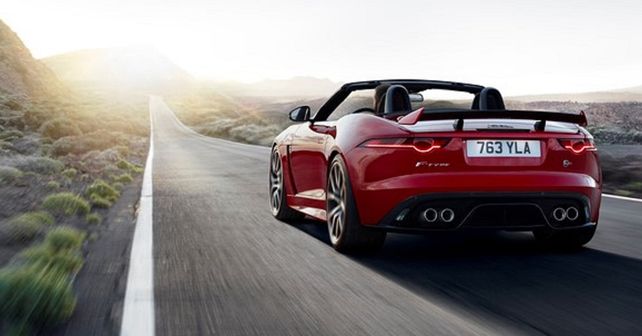 2018 Jaguar F Type SVR Convertible Rear