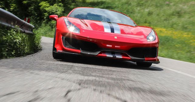 Ferrari 488 Pista Dynamic Low Angle