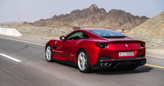 Ferrari Portofino Rear Three Quarter Motiion