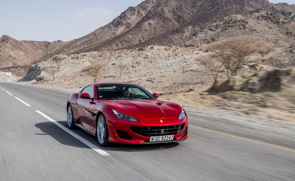 Ferrari Portofino Front Three Quarter Motion