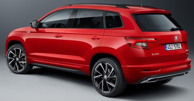 Skoda Karoq Sportline Rear Paris Motor Show 2018