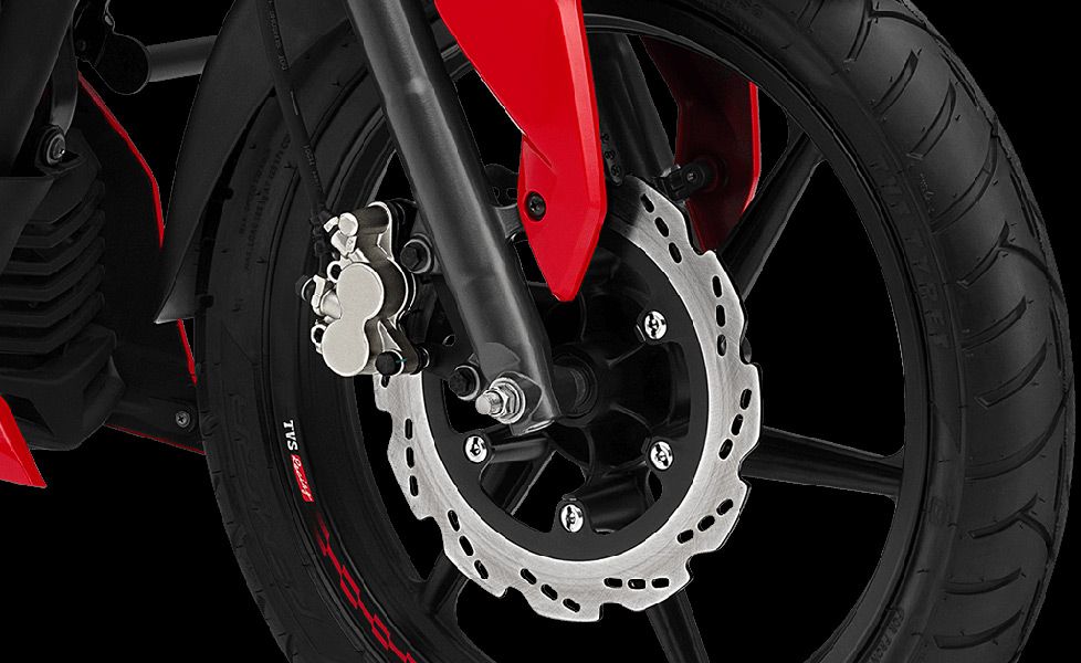 TVS Apache RTR 160 4V image alloy wheels 4