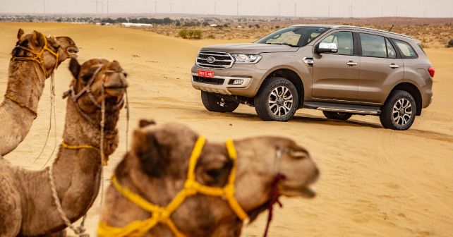 2019 Ford Endeavour Front Three Quarter