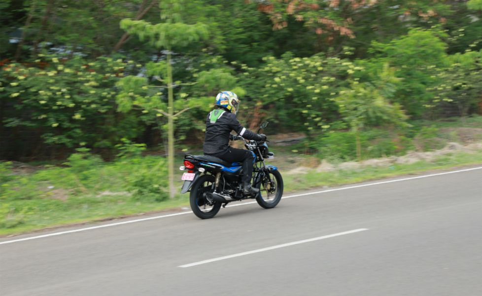 bajaj platina 110 h gear  Image rear