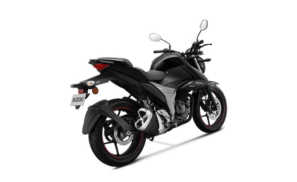 Suzuki Gixxer Image Black 150 Dynamic Back1