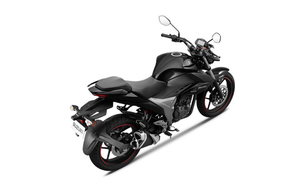 Suzuki Gixxer Image Black 150 top angle1