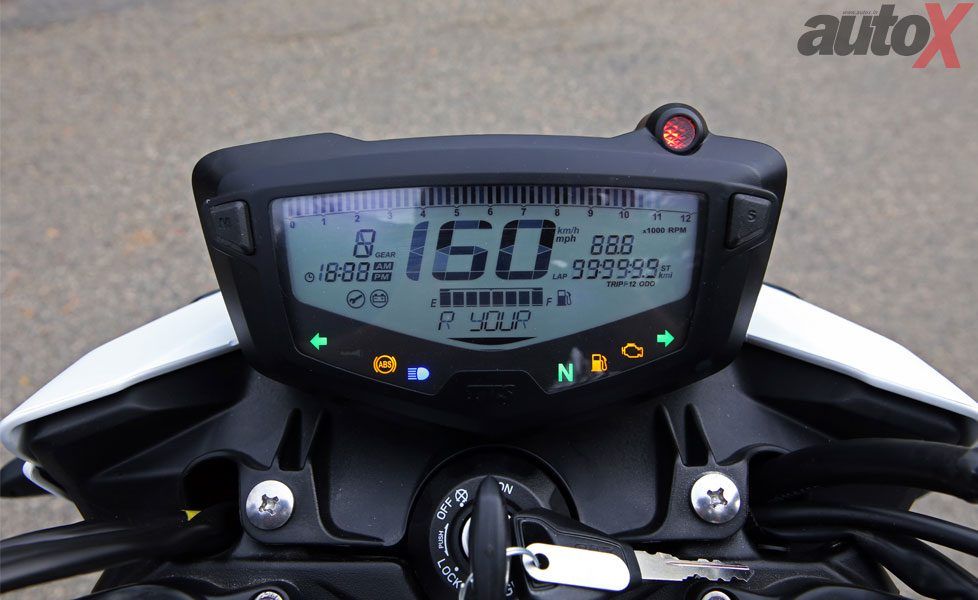 tvs apache rtr 200 4V image speedometer