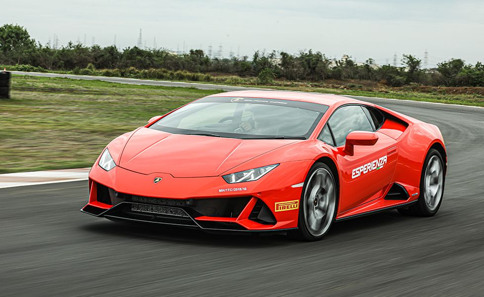 Lamborghini Huracan Evo Track Left Side View