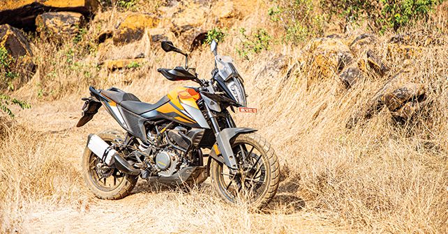 Ktm 390 Adventure Review Static Front Three Quarter