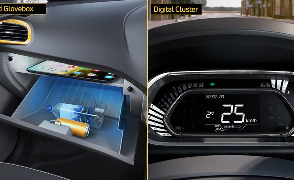 Tata Tiago image utility spaces