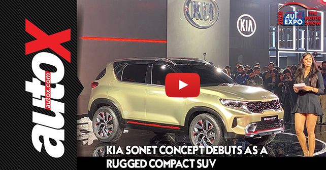 Auto Expo 2020 Kia Sonet Concept Debuts