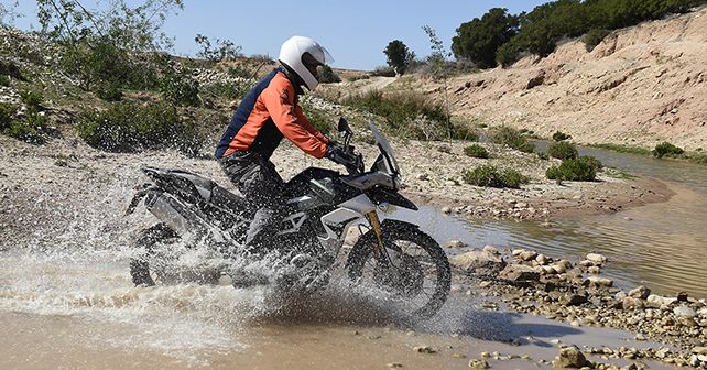 Triumph Tiger 900 Rally Pro In Action Water Crossing M