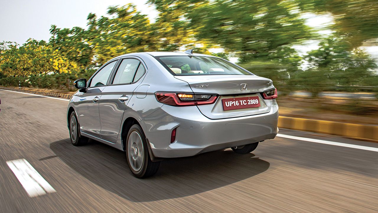 New Honda City Rear Three Quarter