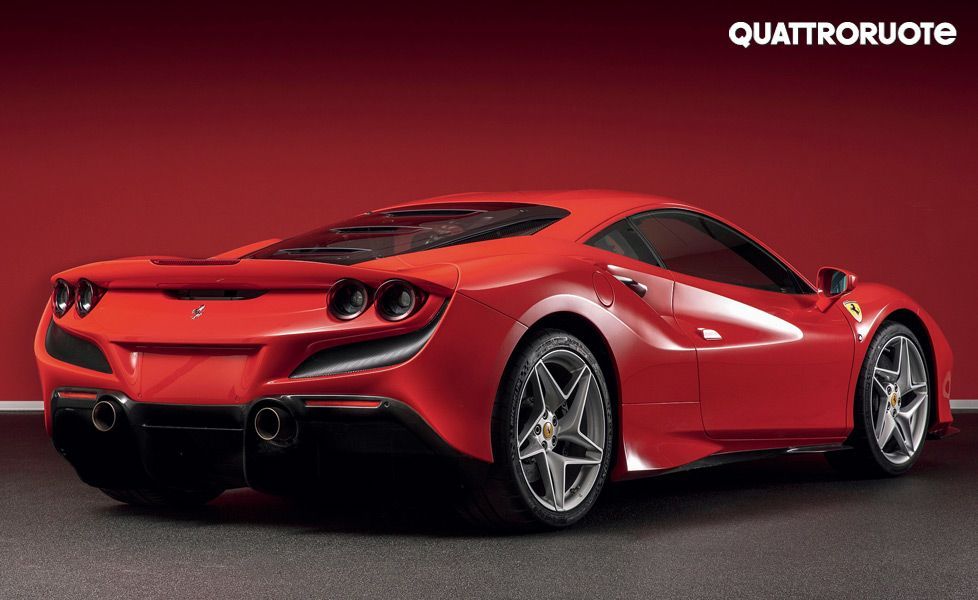 Ferrari F8 Tributo rear three quarter