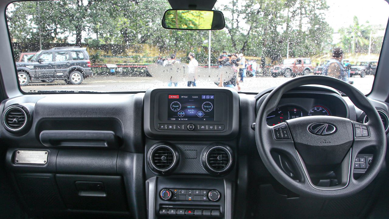 New Mahindra Thar Interior