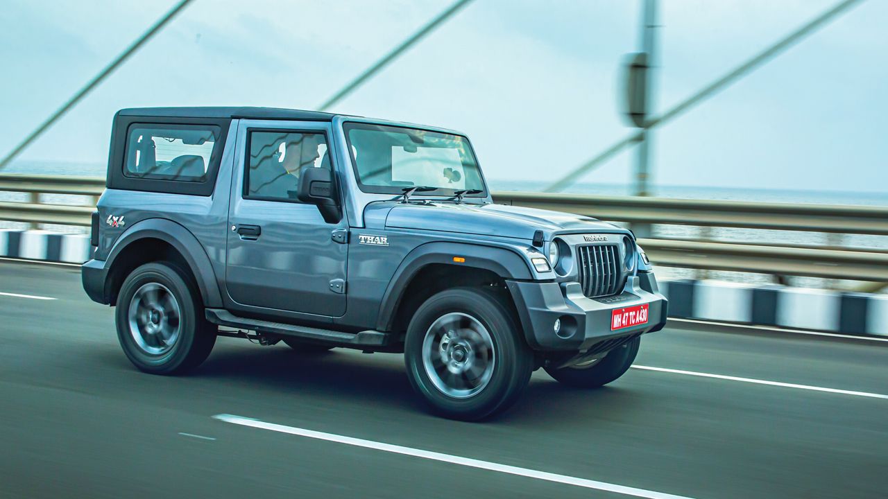 Mahindra Thar Side View