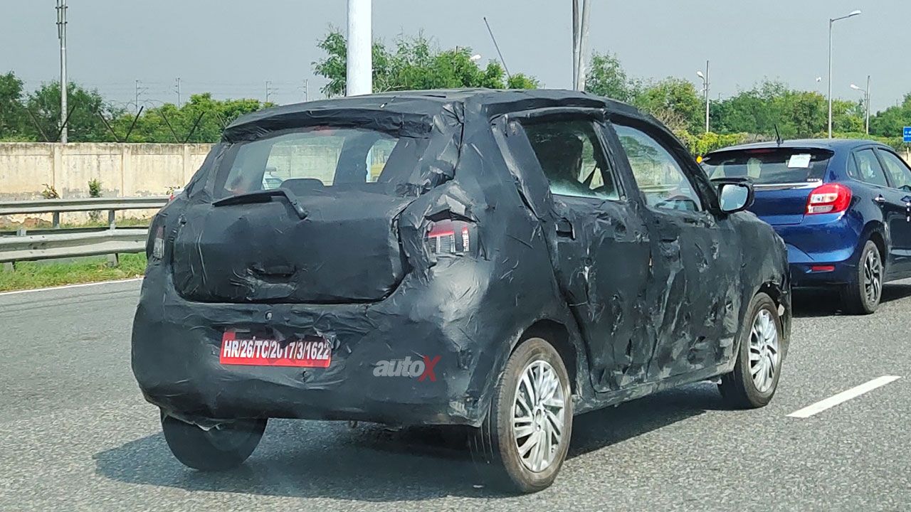 New Maruti Suzuki Celerio Rear Spy Shot