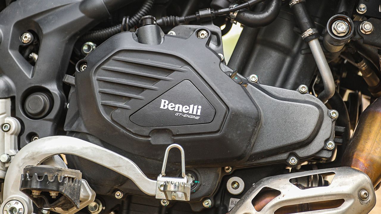 2021 Benelli TRK 502 Engine Shot