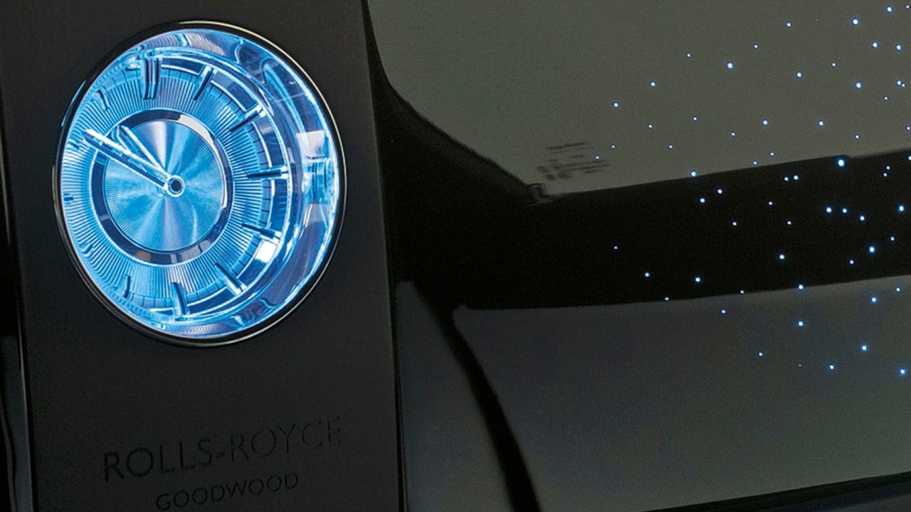 New Rolls Royce Ghost Technical Bespoke Clock