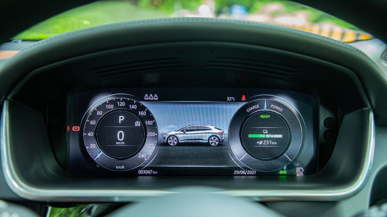 2021 Jaguar I Pace interior details instrument cluster m 1