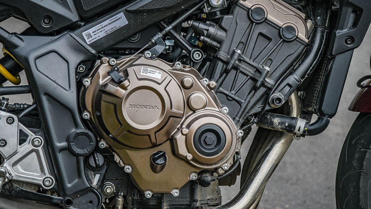 2021 Honda CB650R engine inline