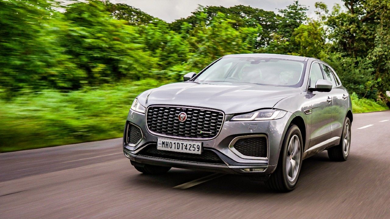 2021 jaguar f pace facelift review india front action m11