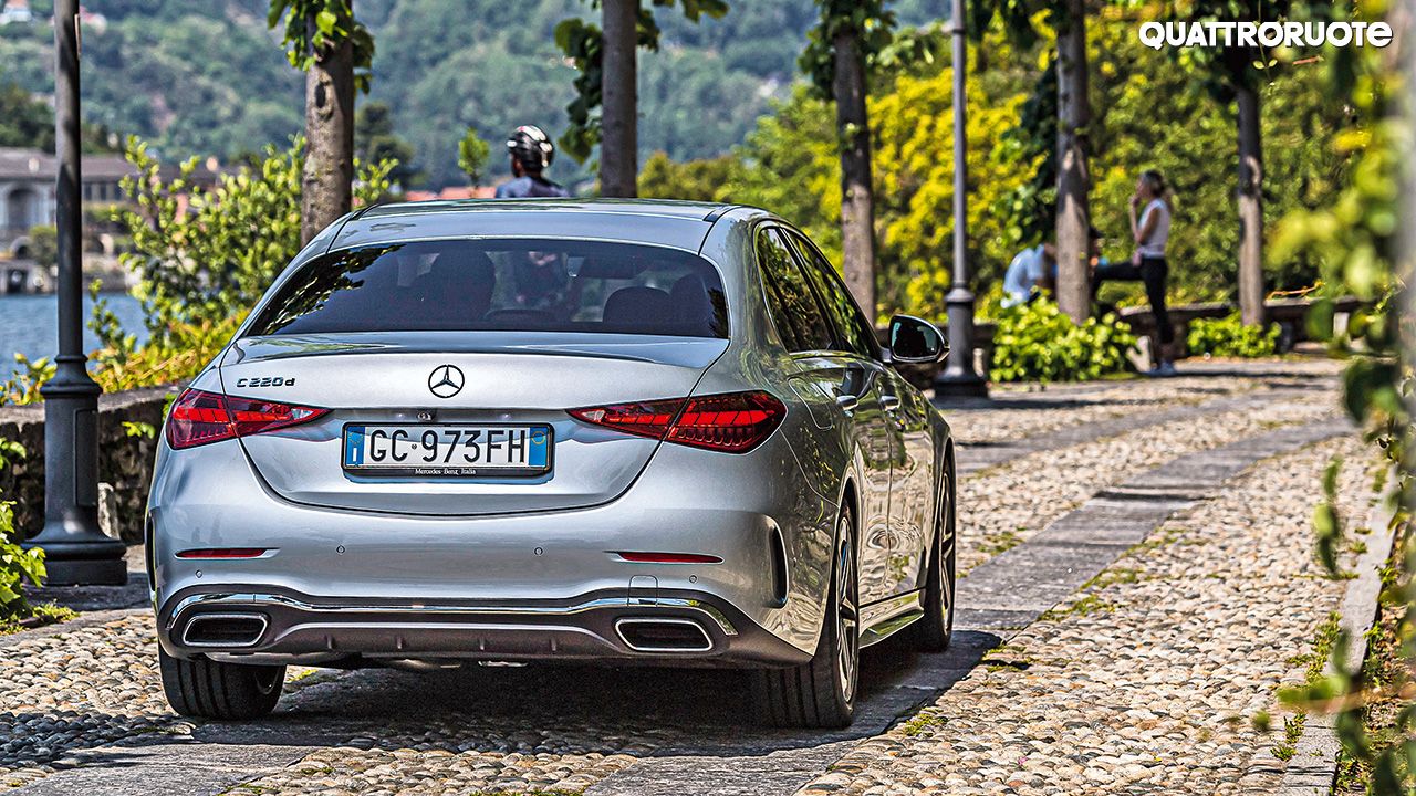 2022 Mercedes Benz C Class Rear View