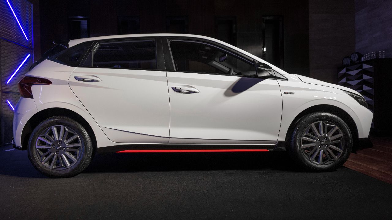 Hyundai I20 N Line Side Profile Static Shot