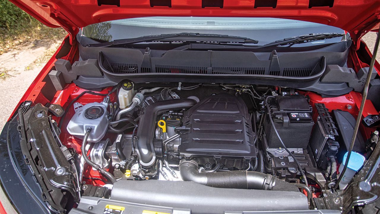 Skoda Kushaq 1 0 TSI AT Engine View