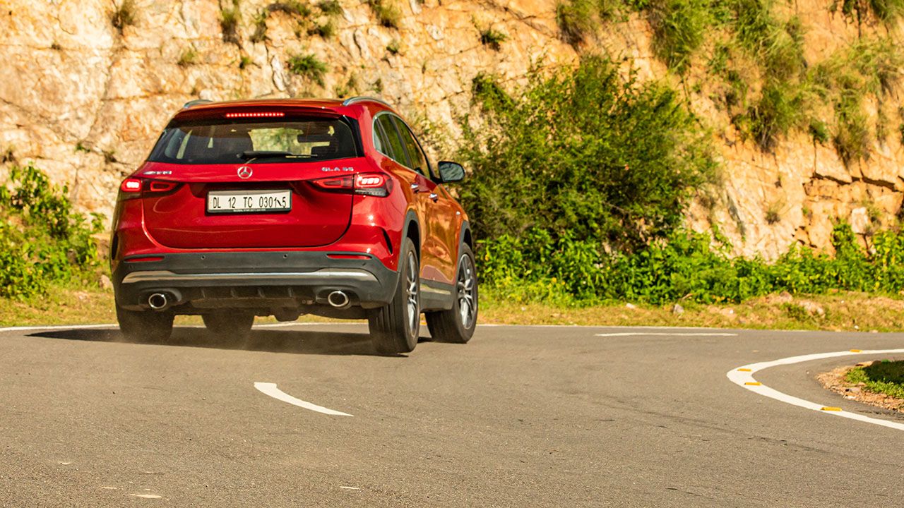 2021 Mercedes AMG GLA35 rear