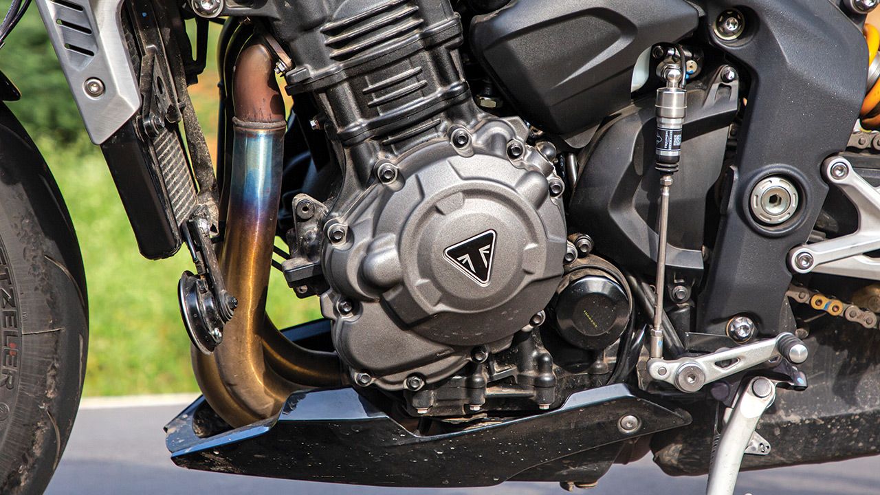 2021 Triumph Speed Triple RS Engine Shot