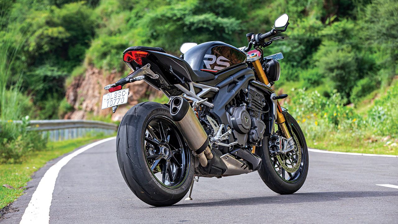 2021 Triumph Speed Triple RS Rear Quarter Static