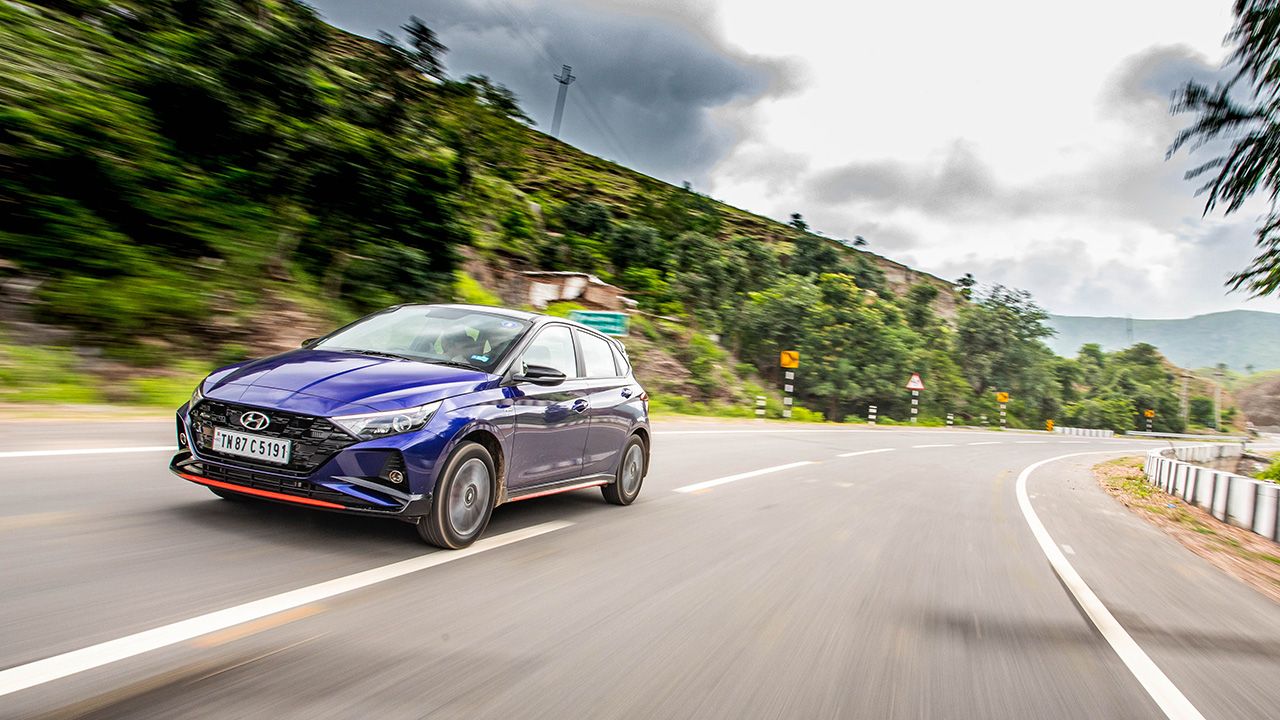 Hyundai i20 N Line Front Quarter Motion