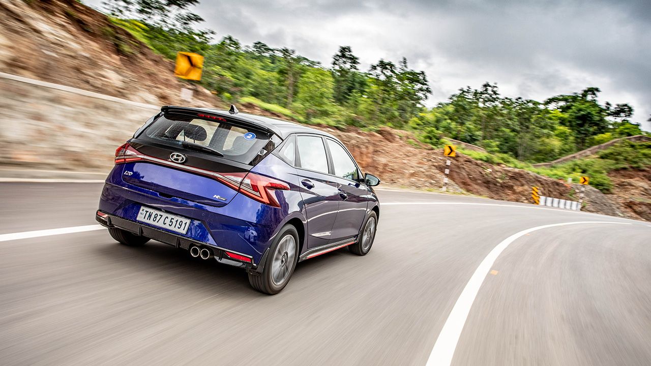 Hyundai i20 N Line Rear Quarter Motion