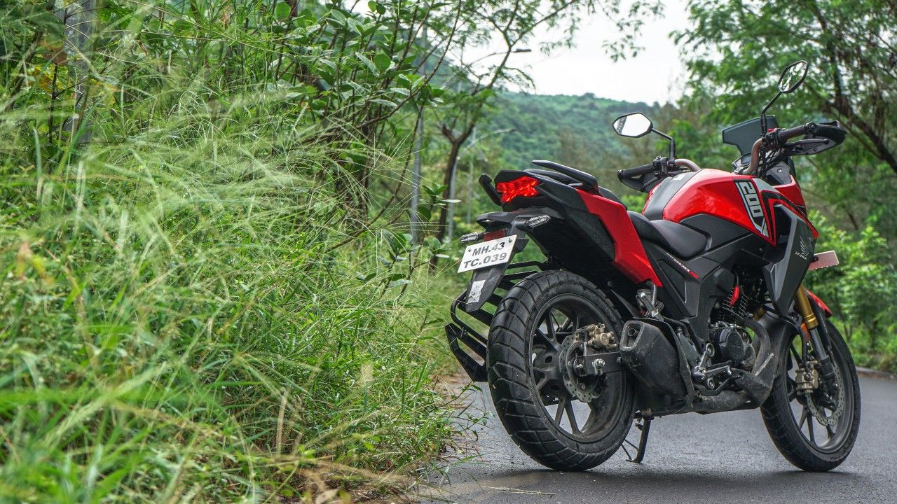 Honda Cb200x In Static Rear Three Quarter