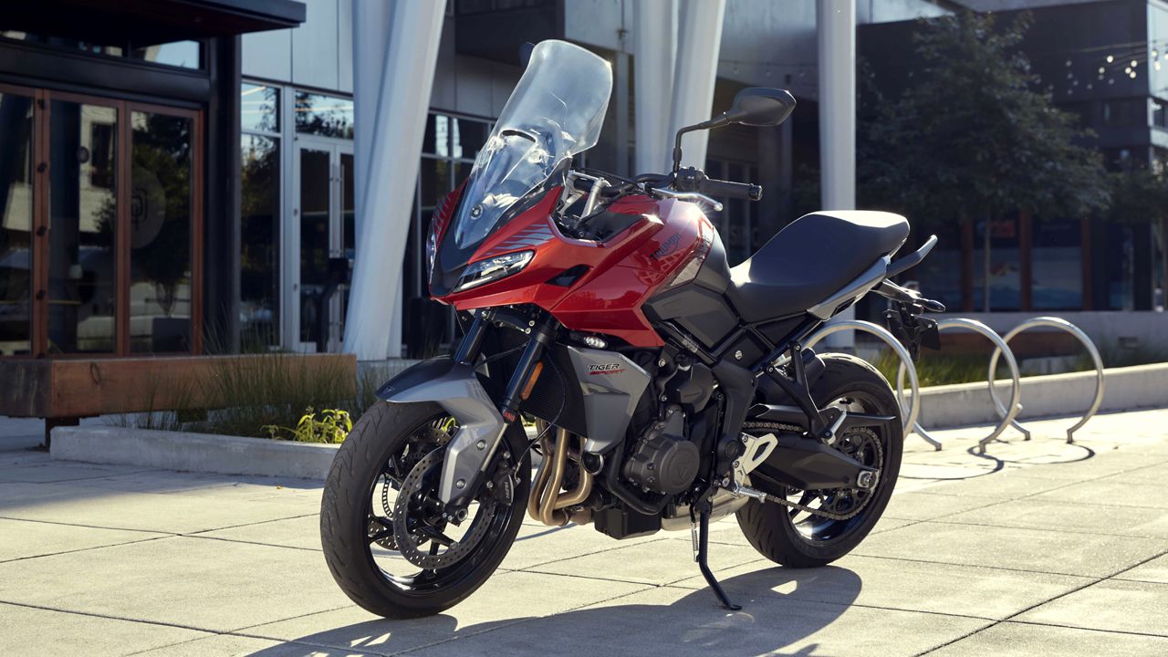 Triumph Tiger Sport 660 Red Front Quarter Static