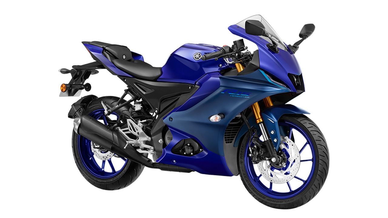 yamaha yzf r15 v4 blue colour