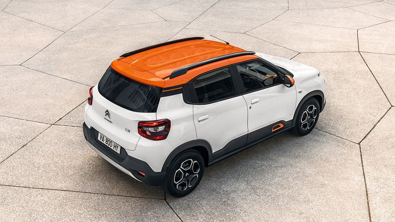 2022 Citroen C3 Top Angle